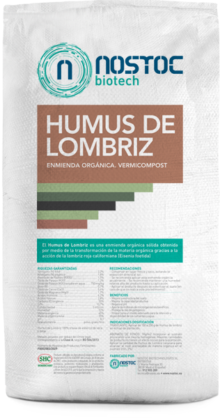 Humus de lombriz sólido